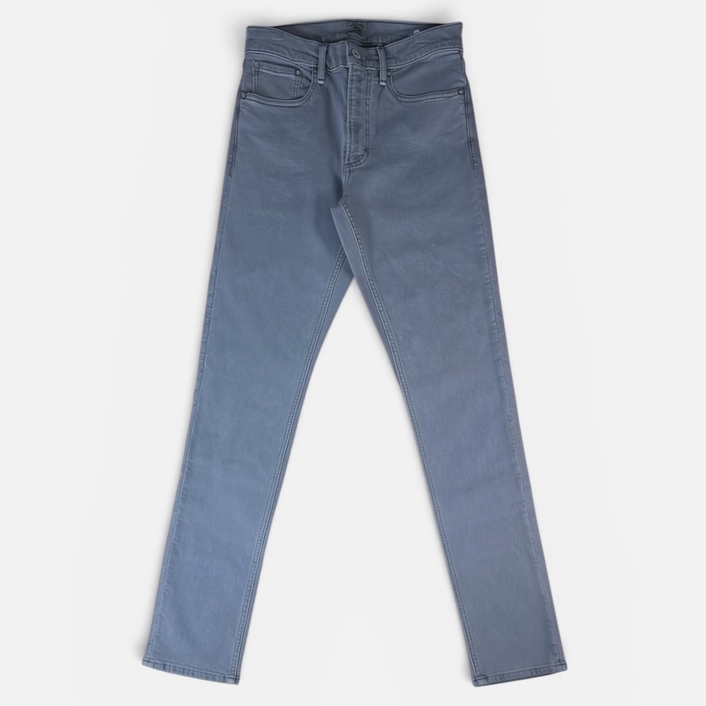 Faherty Jeans Mens 29x33 Slim Fit Low Rise Denim Comfort Stretch Light Wash